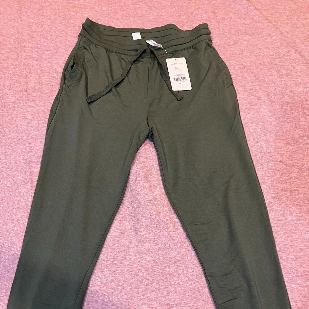 Fabletics Daria Jogger, Olive Green, XL/12-14, NWT
